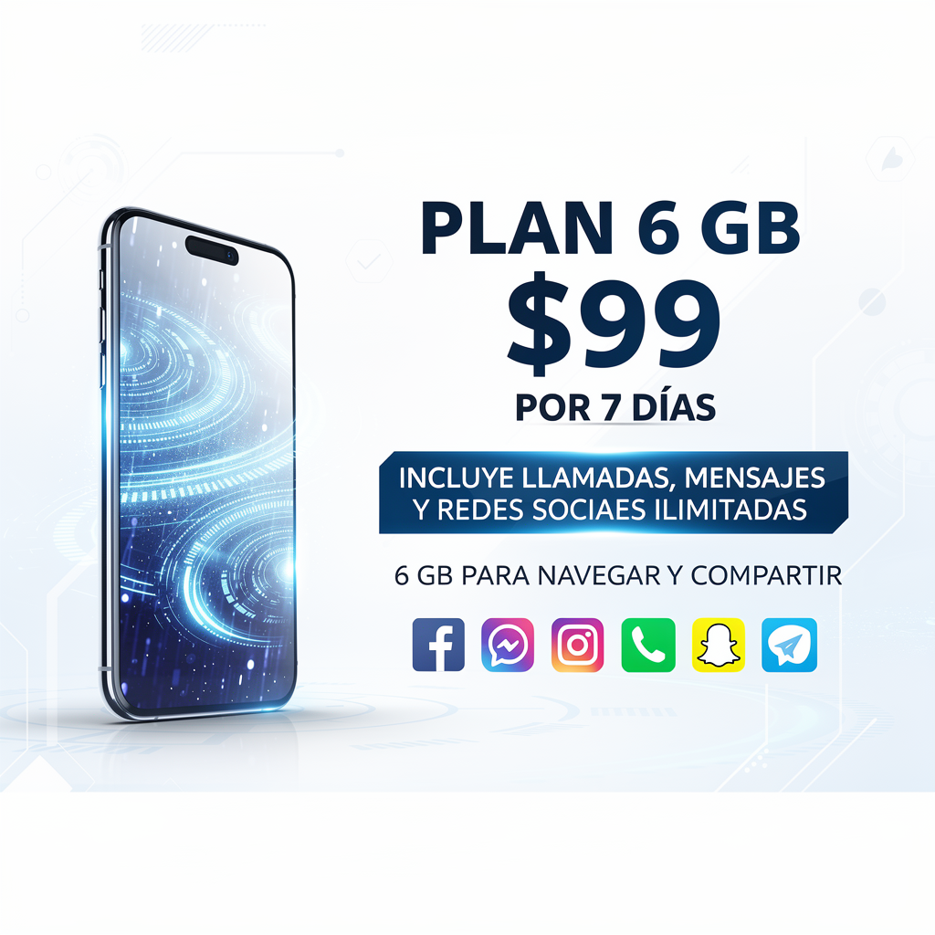 PLAN 6 GB 7 DIAS